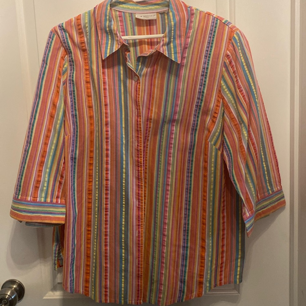 Spring striped top